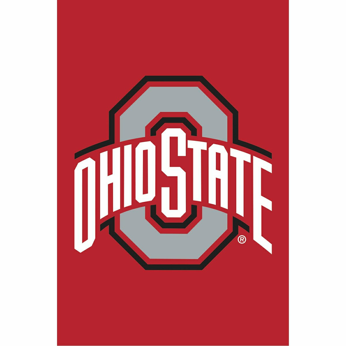 Ohio State University Applique House Flag