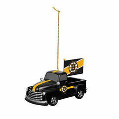 Boston Bruins Rally Truck Ornament, Set of 2