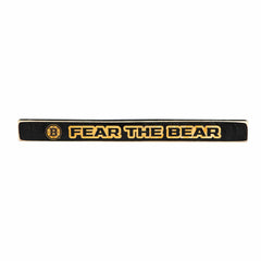Boston Bruins Engraved Wood Sign, 1.5" x 18"