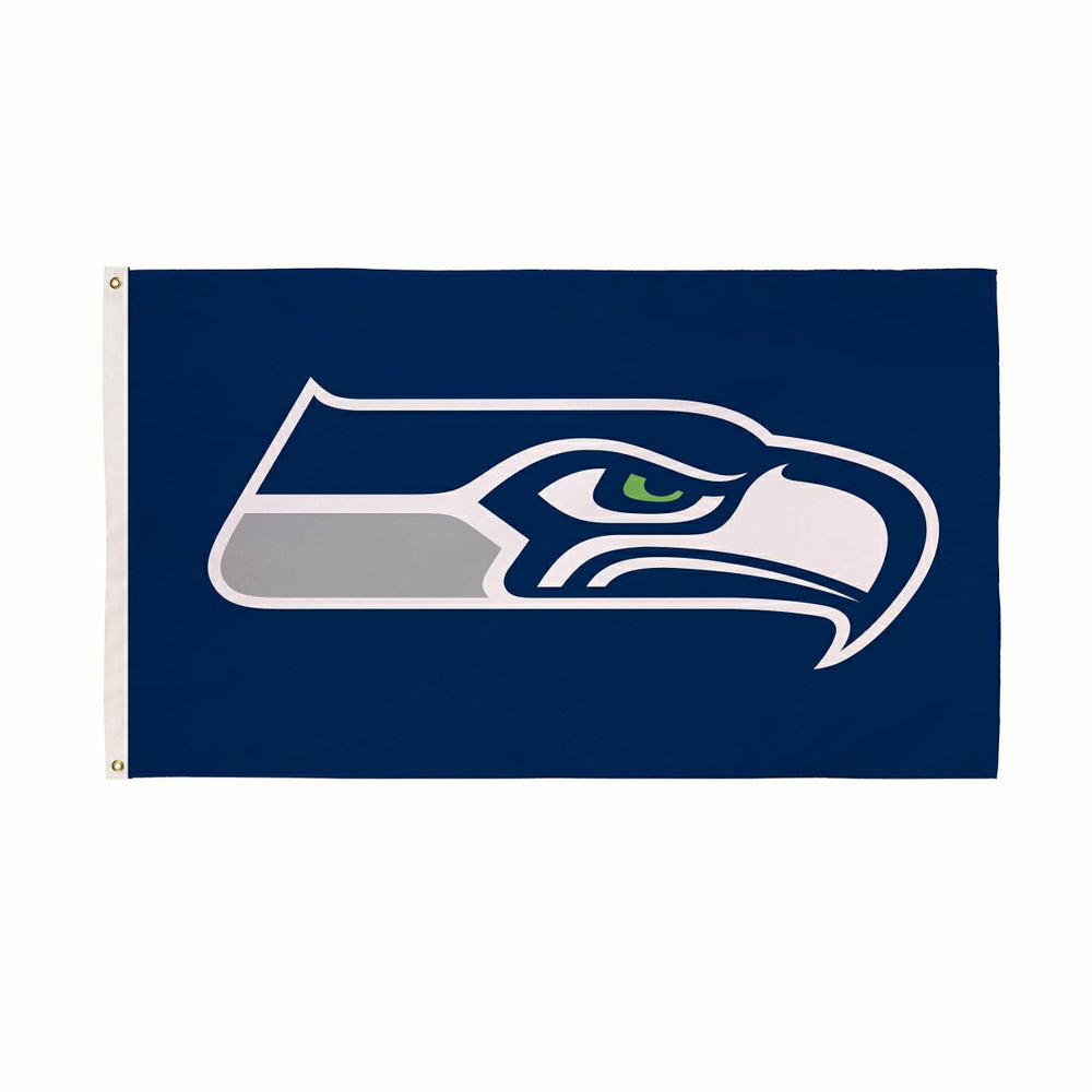 Seattle Seahawks Single Sided Estate Flag with 2 Grommets, 3'x5'