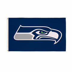 Seattle Seahawks Single Sided Estate Flag with 2 Grommets, 3'x5'