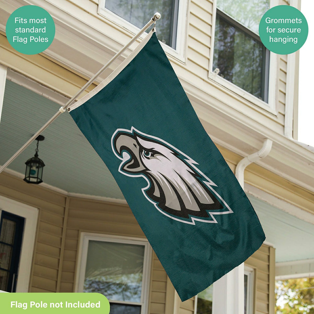 Philadelphia Eagles Single Sided Estate Flag with 2 Grommets, 3'x5'