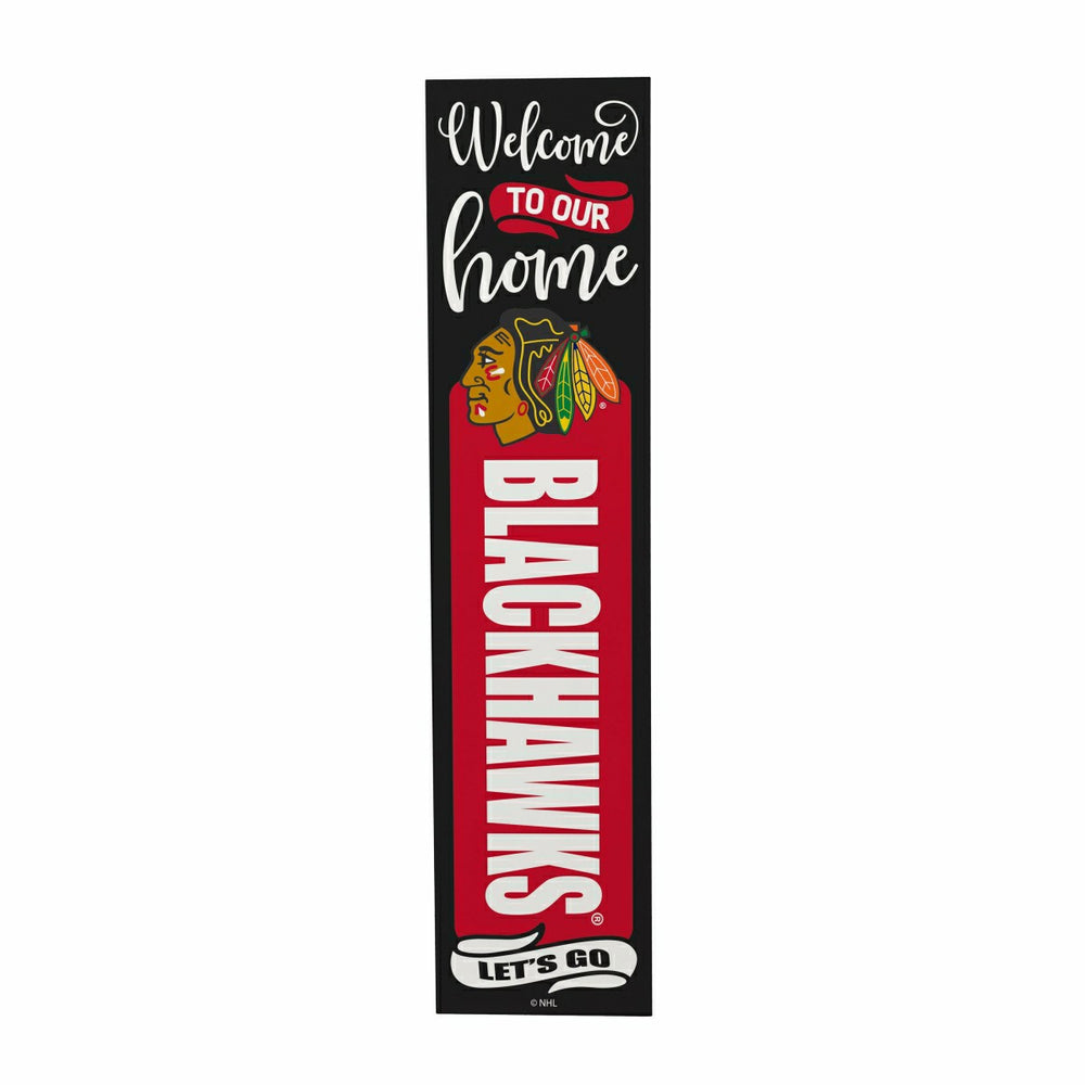 Chicago Blackhawks 47" Double Sided Leaner, Halloween