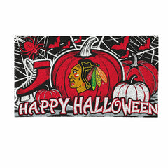 Chicago Blackhawks Halloween PVC Mat, 28"x16"