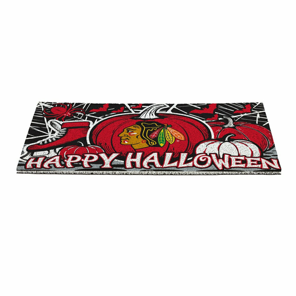 Chicago Blackhawks Halloween PVC Mat, 28"x16"