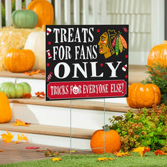 Chicago Blackhawks Yard Sign, Halloween Treats for Fans