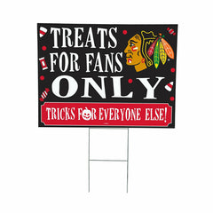 Chicago Blackhawks Yard Sign, Halloween Treats for Fans