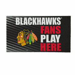 Chicago Blackhawks Fan Mat, 28"x16"