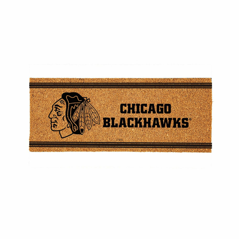 Chicago Blackhawks Extra Large One Color Coir Mat, 60"x24"