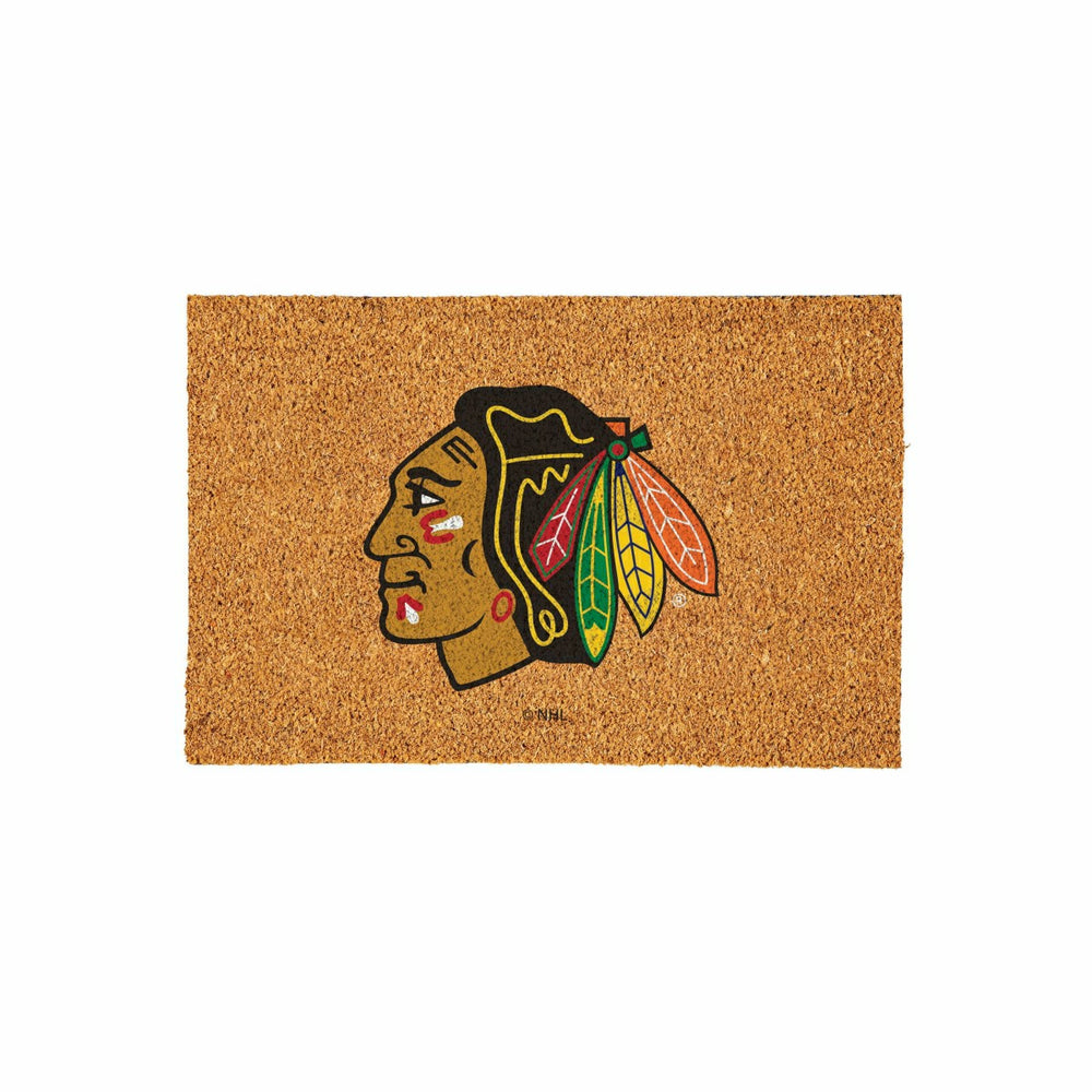 Chicago Blackhawks Large Full Color Coir Mat, 36"x24"