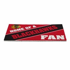 Chicago Blackhawks, PVC Mat COLOR, Home of a Fan