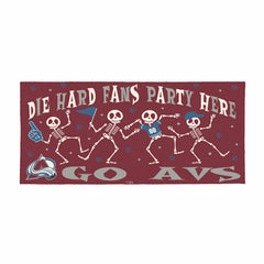 Colorado Avalanche Flocked Coir Halloween Sassafras Switch Mat, 22"x10