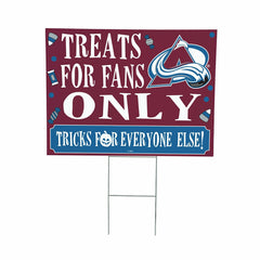 Colorado Avalanche Yard Sign, Halloween Treats for Fans