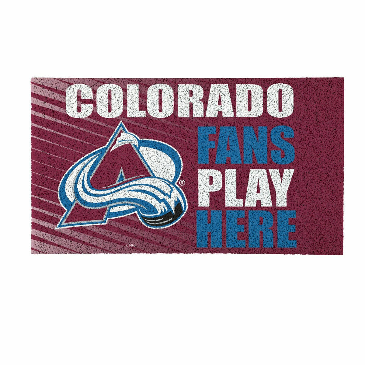 Colorado Avalanche Fan Mat, 28"x16"