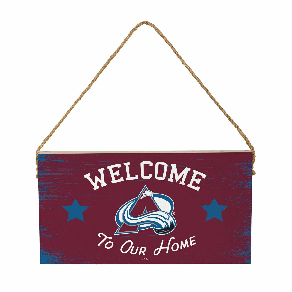 Colorado Avalanche Wood Wall Sign, 6x11