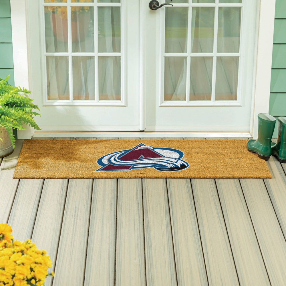 Colorado Avalanche Extra Large Full Color Coir Mat, 60"x24"