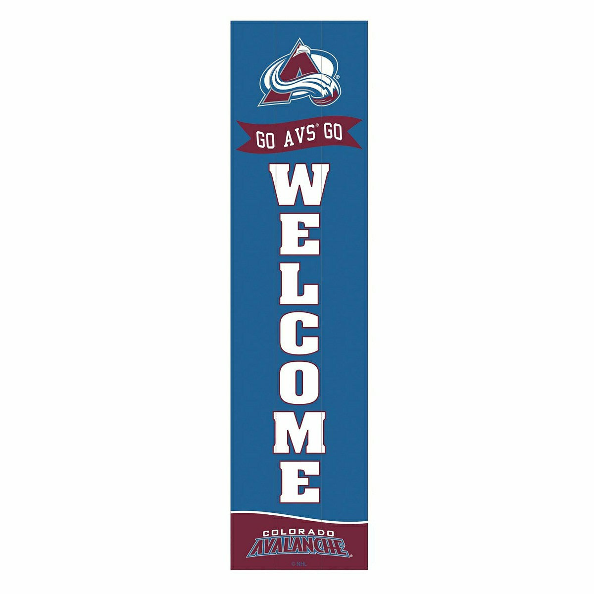 Colorado Avalanche Large Single Sided Leaner, 46"