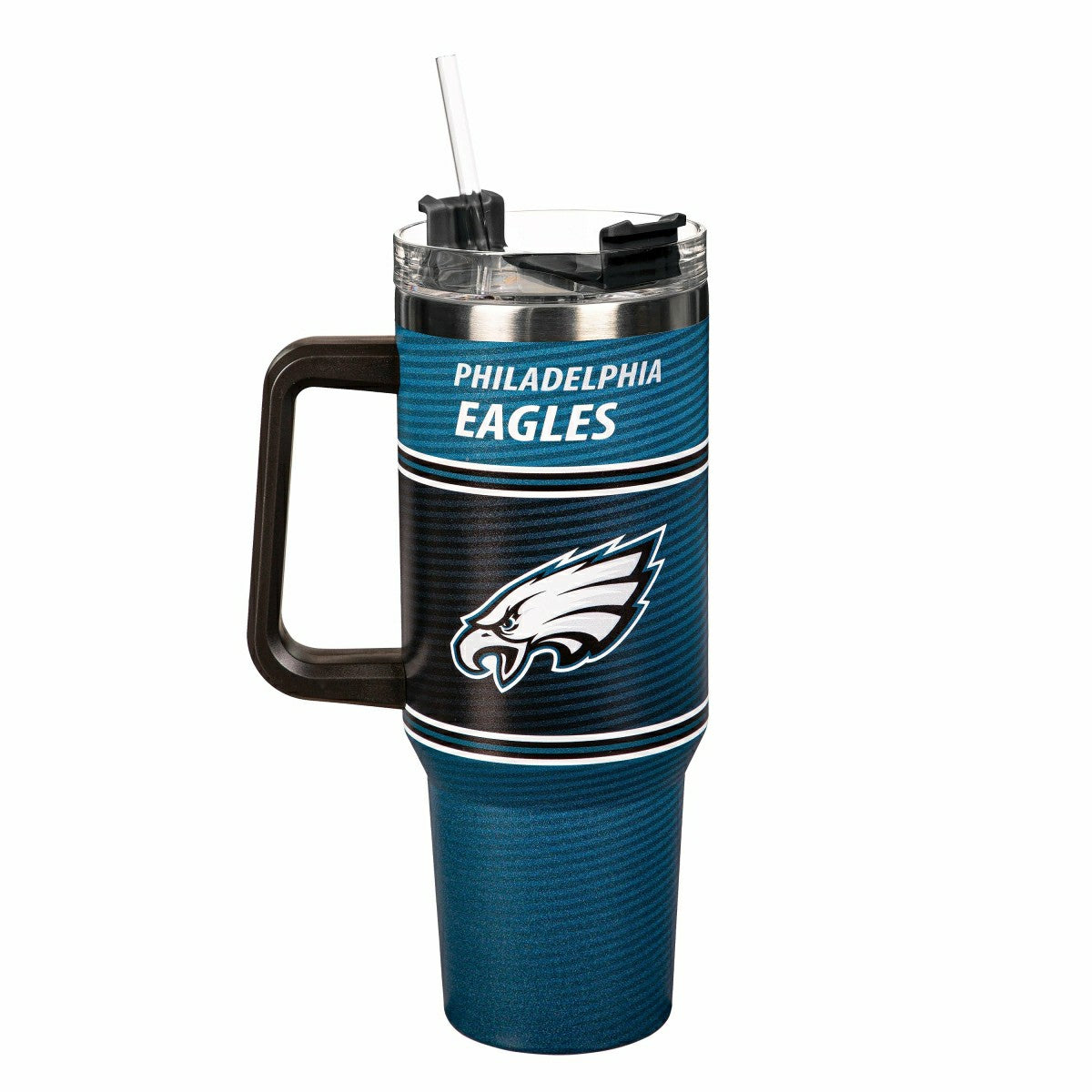 40oz Stainless Steel Canyon Cup w/ Straw, Philadelphia Eagles