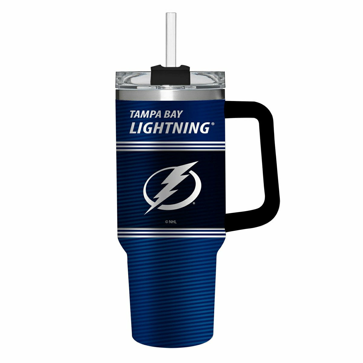40oz Stainless Steel Canyon Cup w/ Straw, Tampa Bay Lightning
