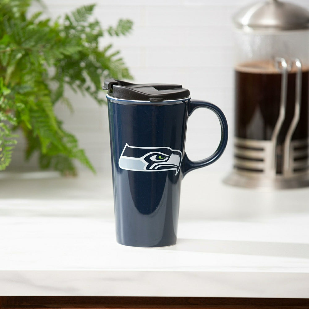 Seattle Seahawks, 17oz Boxed Travel Latte