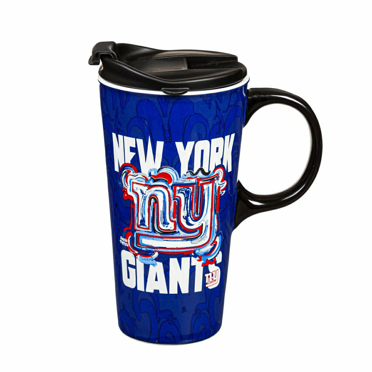 New York Giants, Travel Latte, Justin Patten Logo