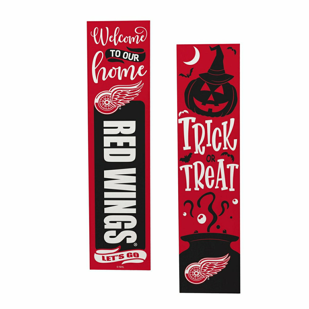 Detroit Red Wings 47" Double Sided Leaner, Halloween