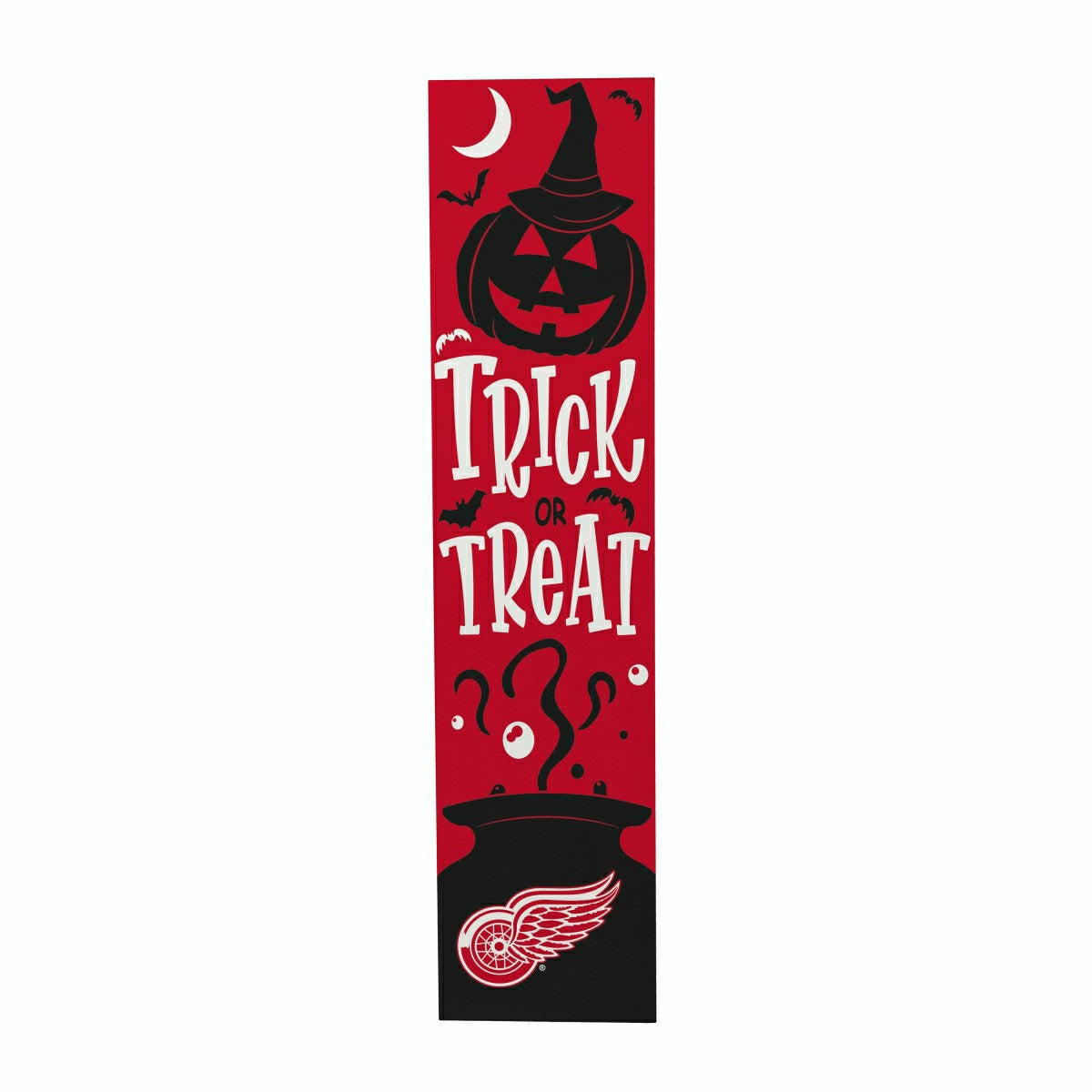 Detroit Red Wings 47" Double Sided Leaner, Halloween