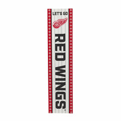 Detroit Red Wings 47" Double Sided Leaner, Christmas