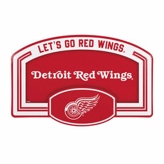 Detroit Red Wings USA Embossed Steel Wall Sign, 11" x 17"
