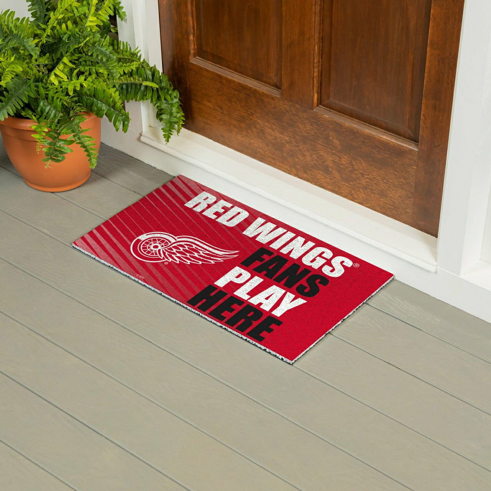 Detroit Red Wings Fan Mat, 28"x16"