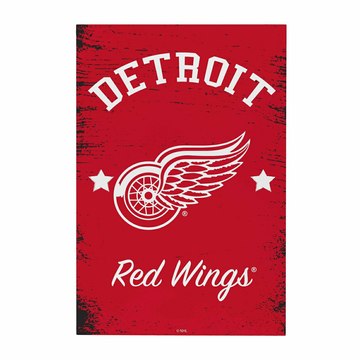 Detroit Red Wings Wood Wall Sign, 16x24