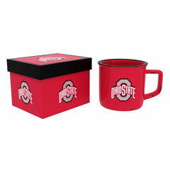 Ohio State University Ceramic Camp Cup with Enamel Finish, 14oz