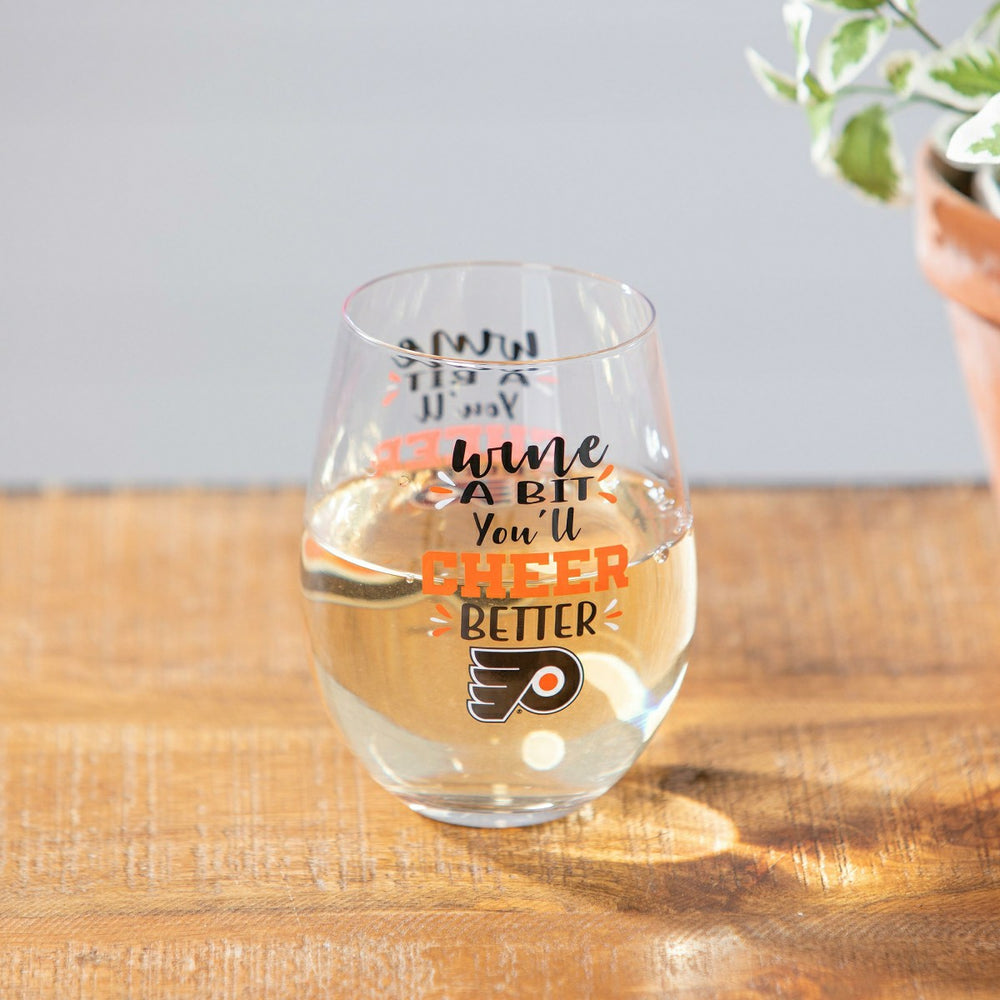 Philadelphia Flyers,17oz Boxed Stemless Glass