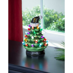 8" LED Ceramic Christmas Tree, Vegas Golden Knights
