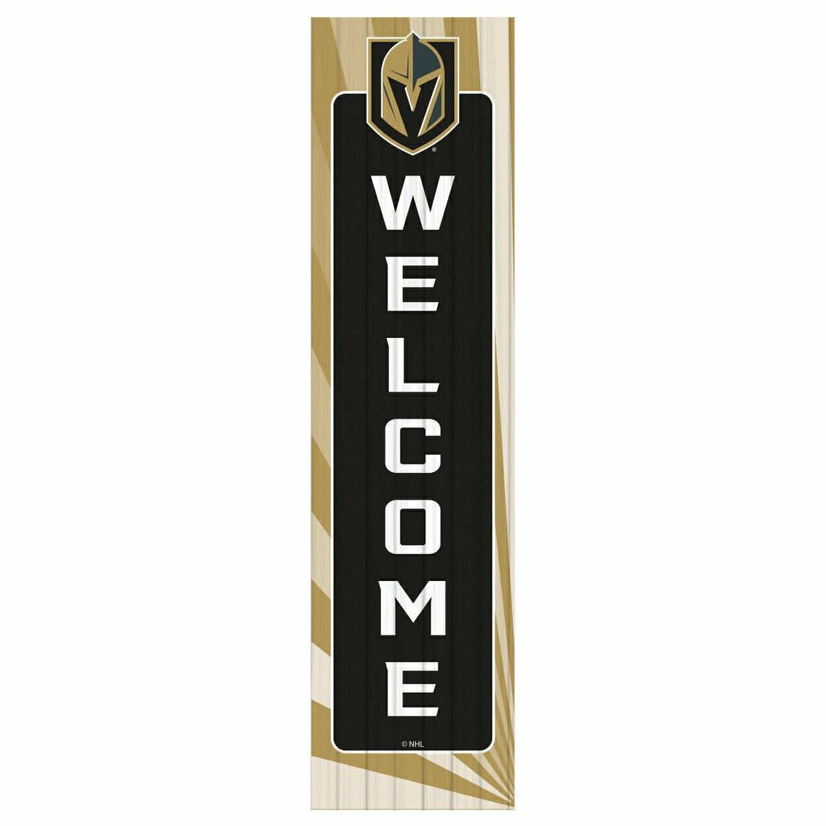 Vegas Golden Knights Summer Seasonal Single Sided Large Leaner, 46"