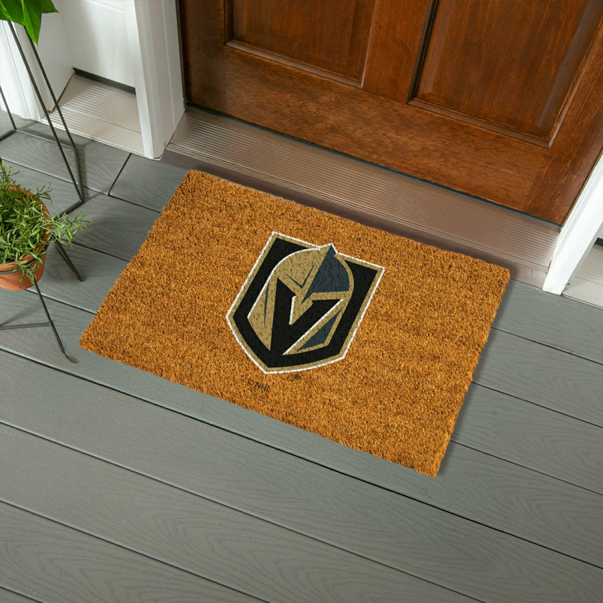 Coir Mat, 16"x28", Vegas Golden Knights