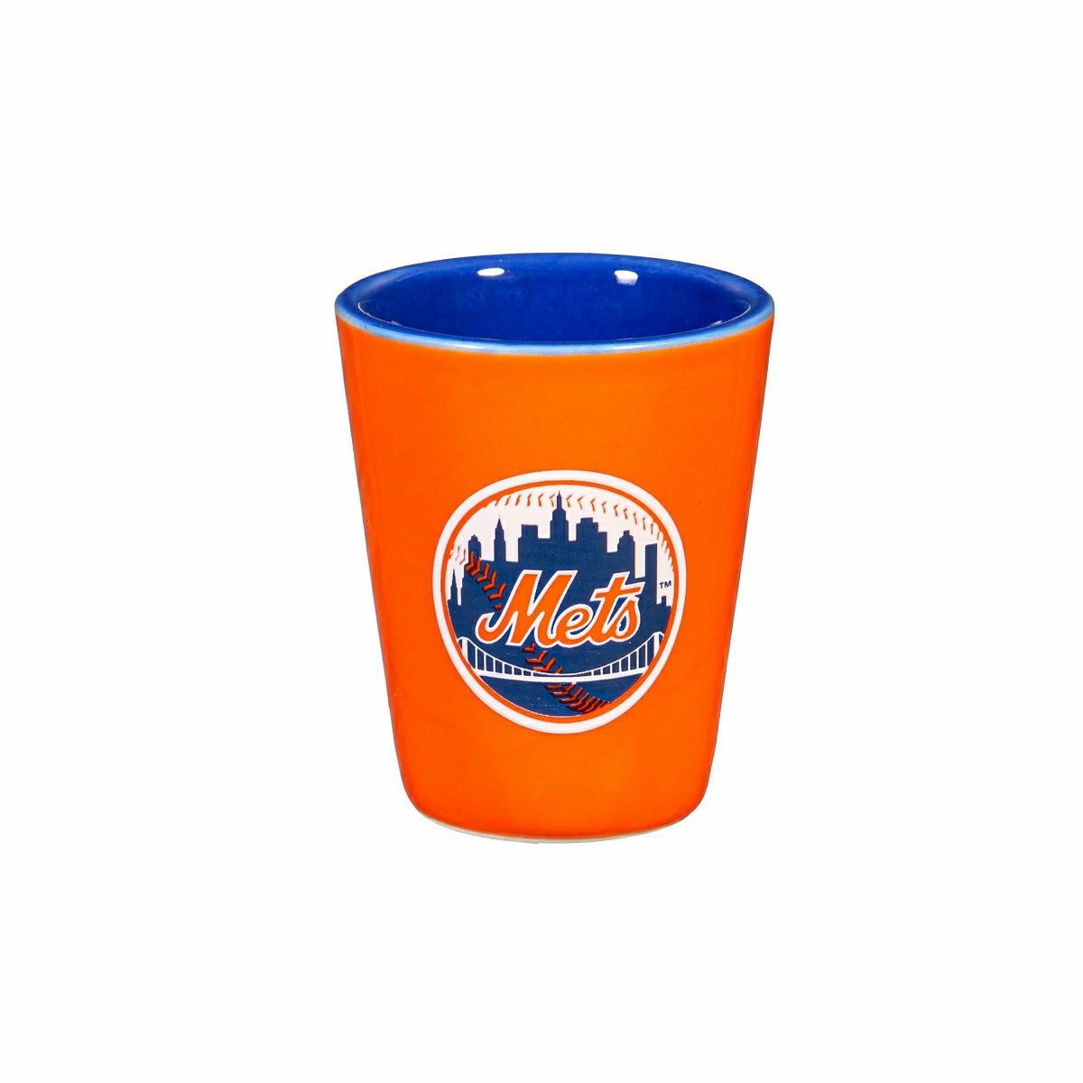 New York Mets 4-Piece Ceramic 2oz. Shot Glass Set
