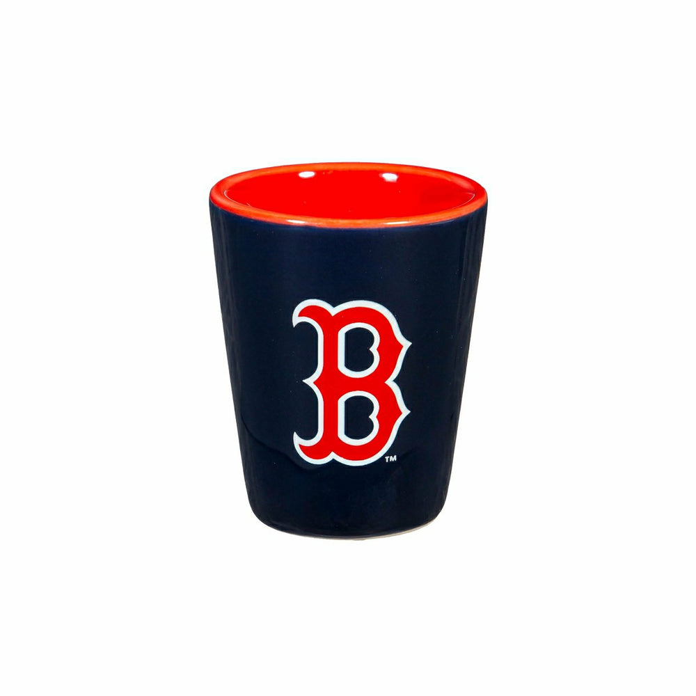 Boston Red Sox 4-Piece Ceramic 2oz. Shot Glass Set