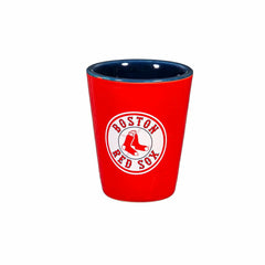 Boston Red Sox 4-Piece Ceramic 2oz. Shot Glass Set