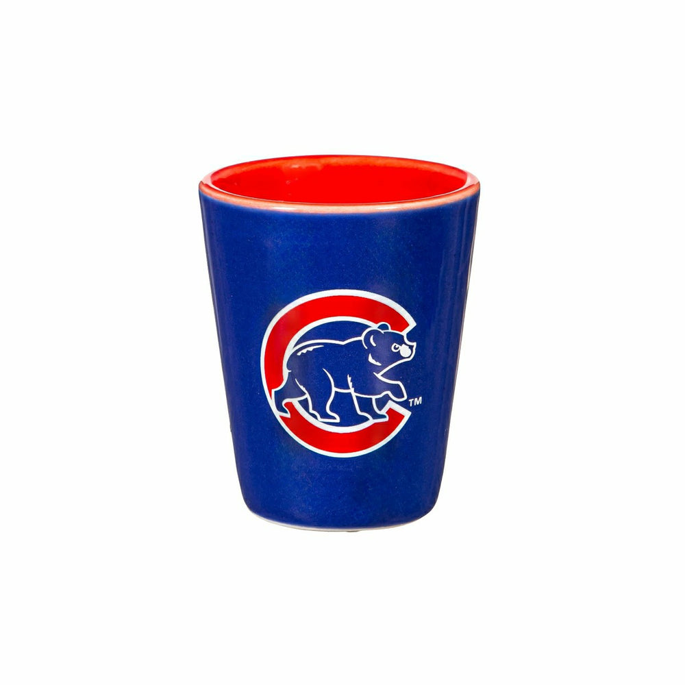 Chicago Cubs 4-Piece Ceramic 2oz. Shot Glass Set