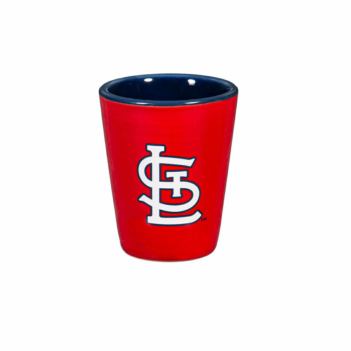 St Louis Cardinals 4-Piece Ceramic 2oz. Shot Glass Set
