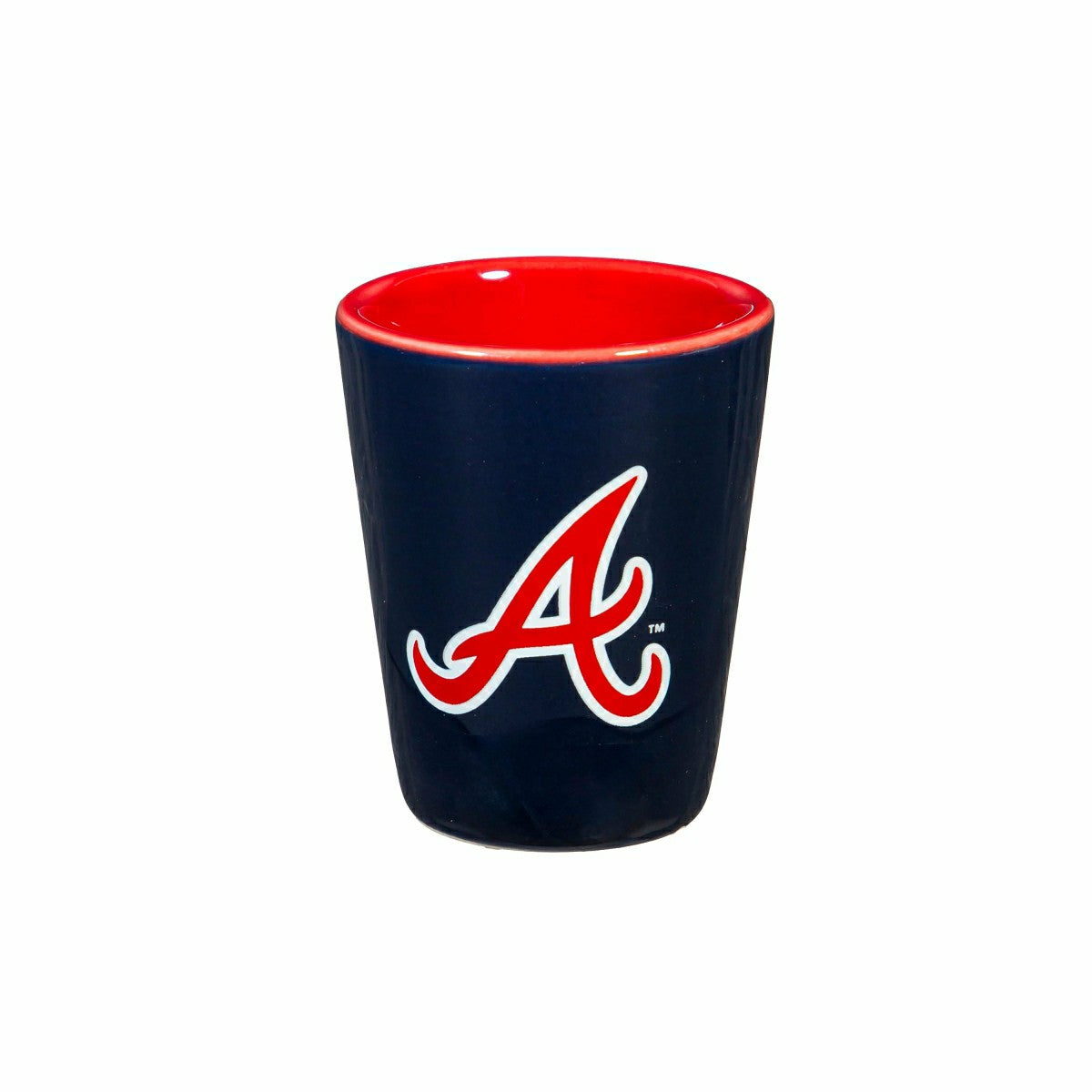 Atlanta Braves 4-Piece Ceramic 2oz. Shot Glass Set