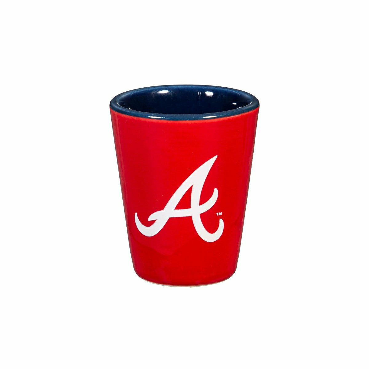 Atlanta Braves 4-Piece Ceramic 2oz. Shot Glass Set