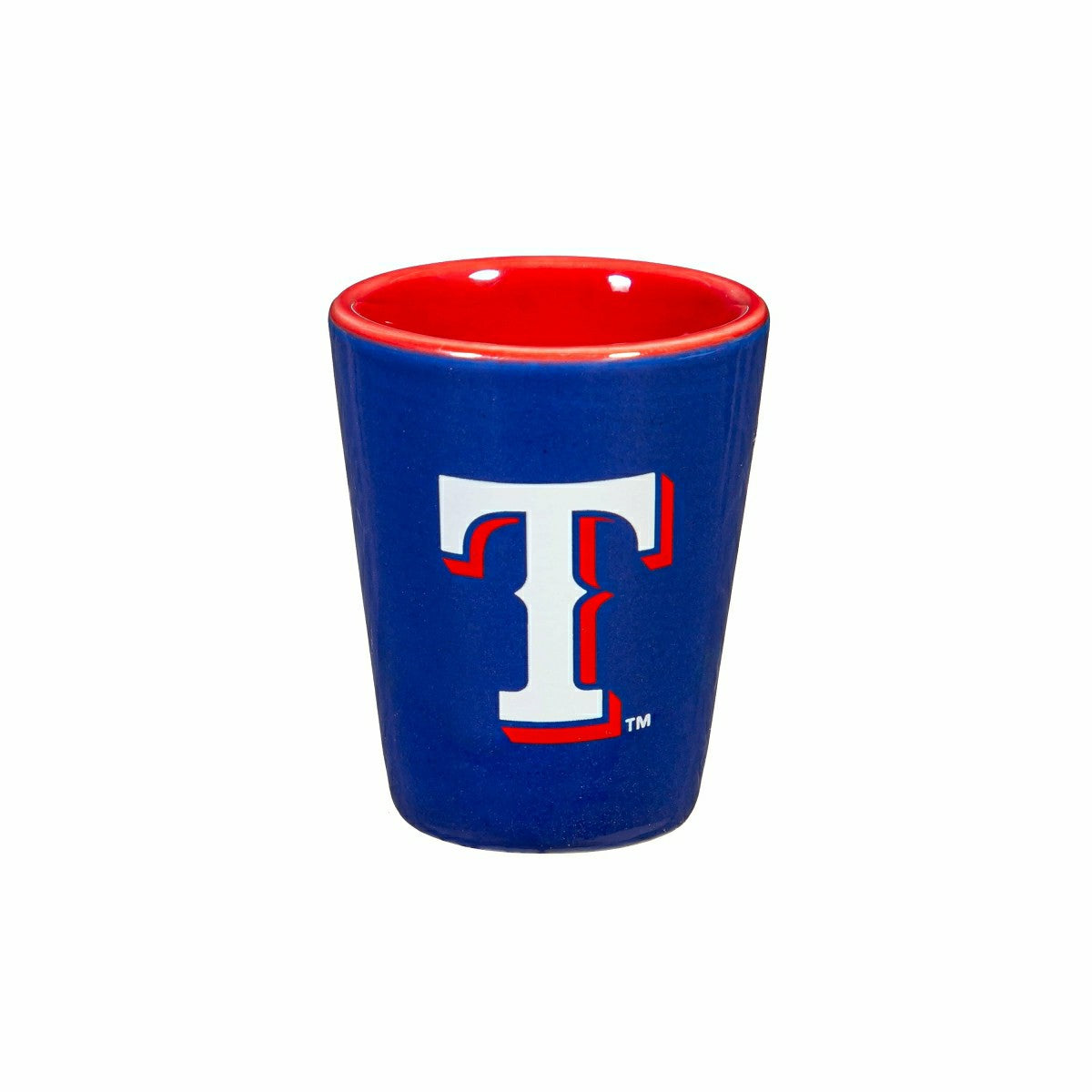 Texas Rangers 4-Piece Ceramic 2oz. Shot Glass Set