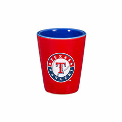 Texas Rangers 4-Piece Ceramic 2oz. Shot Glass Set