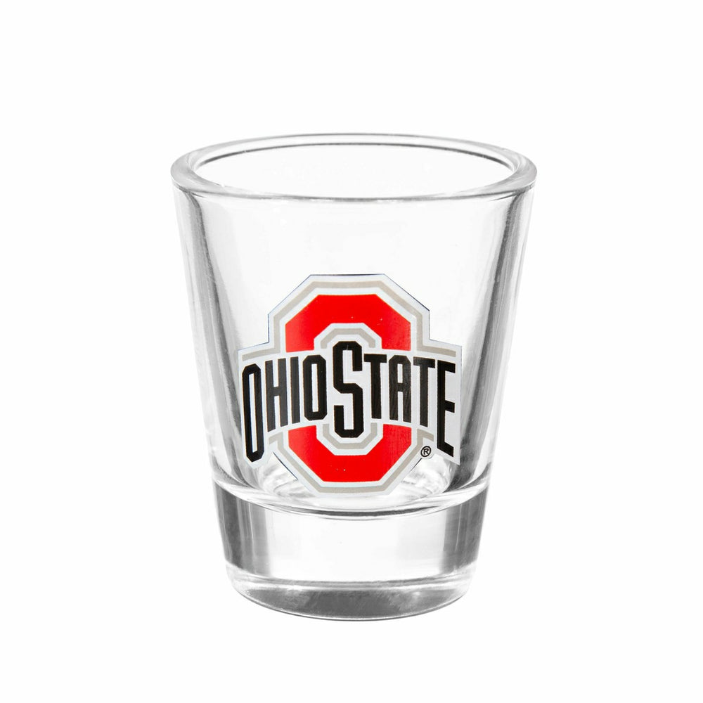 Ohio State University 4-Piece Ceramic and Glass 2oz. Shot Glass Set