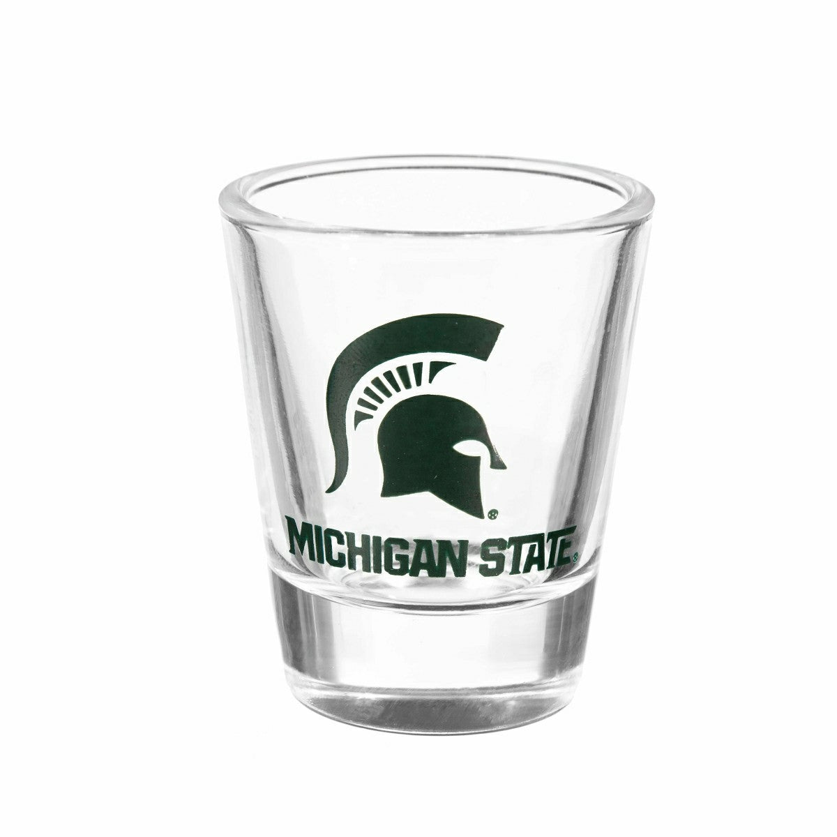 Michigan State University 4-Piece Ceramic and Glass 2oz. Shot Glass Se