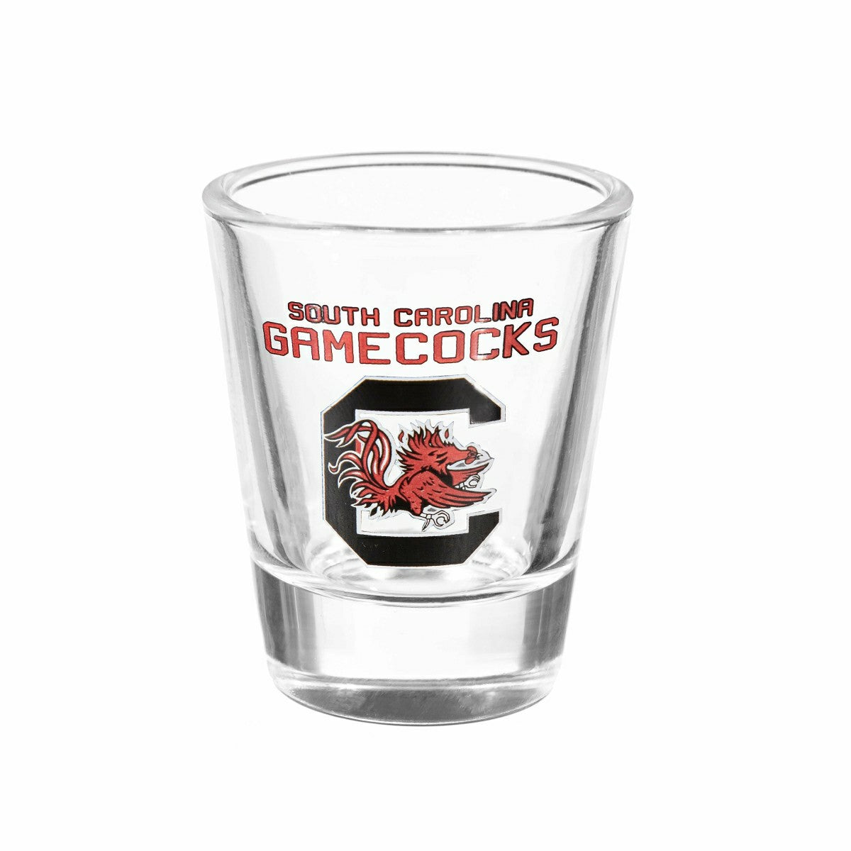 University of South Carolina 4-Piece Ceramic and Glass 2oz. Shot Glass
