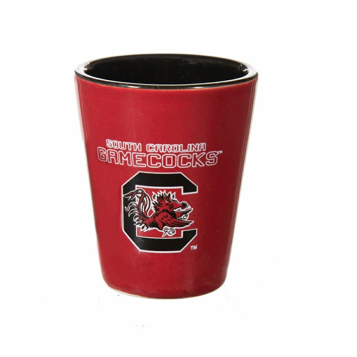 University of South Carolina 4-Piece Ceramic and Glass 2oz. Shot Glass