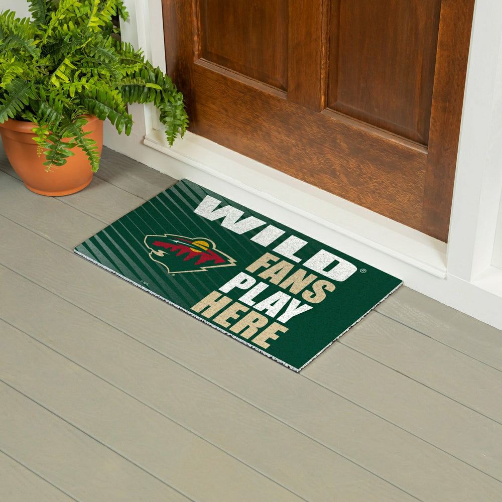 Minnesota Wild Fan Mat, 28"x16"